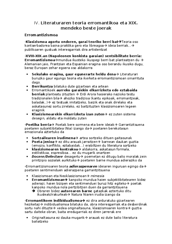 Miniatura del documento IV.-Literaturaren-teoria-erromantikoa-eta-XIX.mendeko-beste-joera.docx