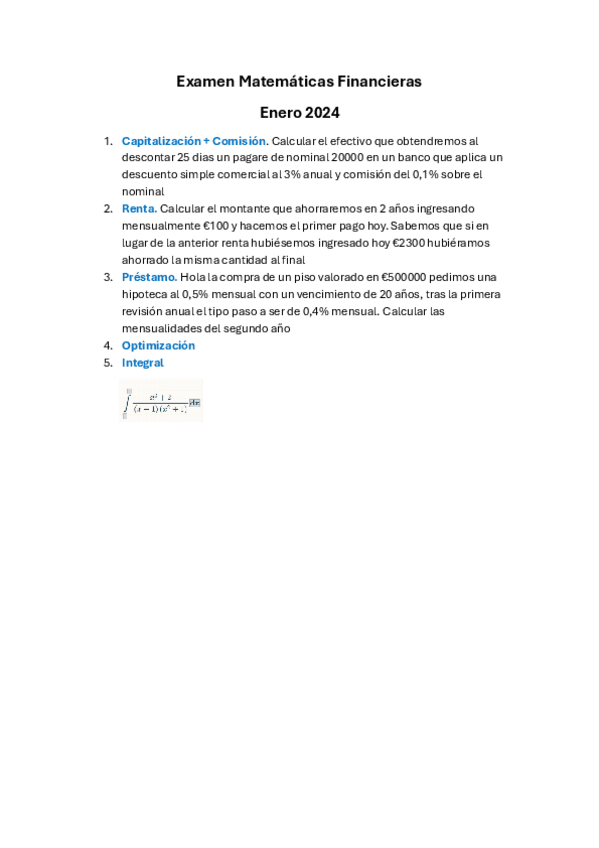 Miniatura del documento Examen-Enero-2024-Matematicas-Financieras.pdf