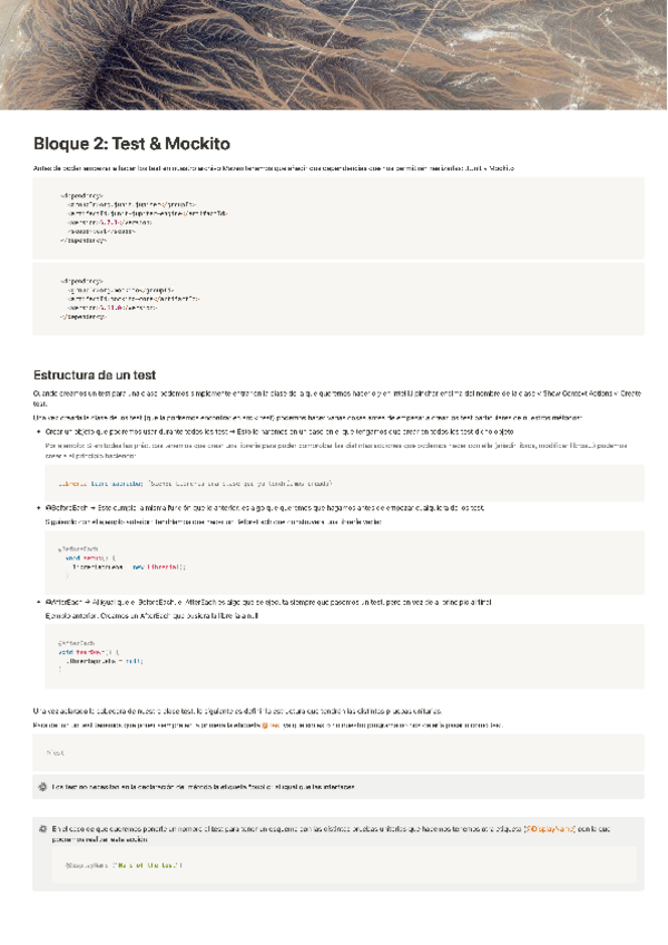 Miniatura del documento Bloque 2: Test (Asserts y Mockito).pdf