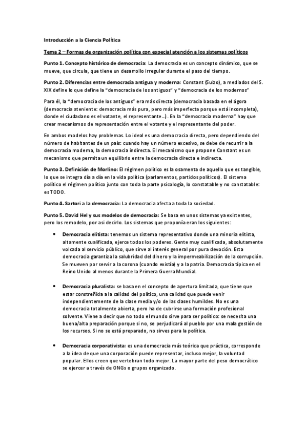 Miniatura del documento Tema 2 - Formas de organización política con especial atención a los sitemas políticos.pdf