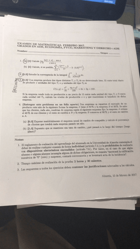 Miniatura del documento Examen Mates Febrero 2017.jpg