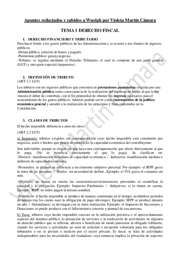 Miniatura del documento TEMA 1 DERECHO FISCAL v