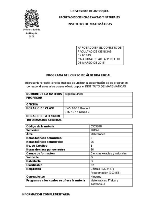 Miniatura del documento Programa-Algebra-Lineal-UdeA.pdf