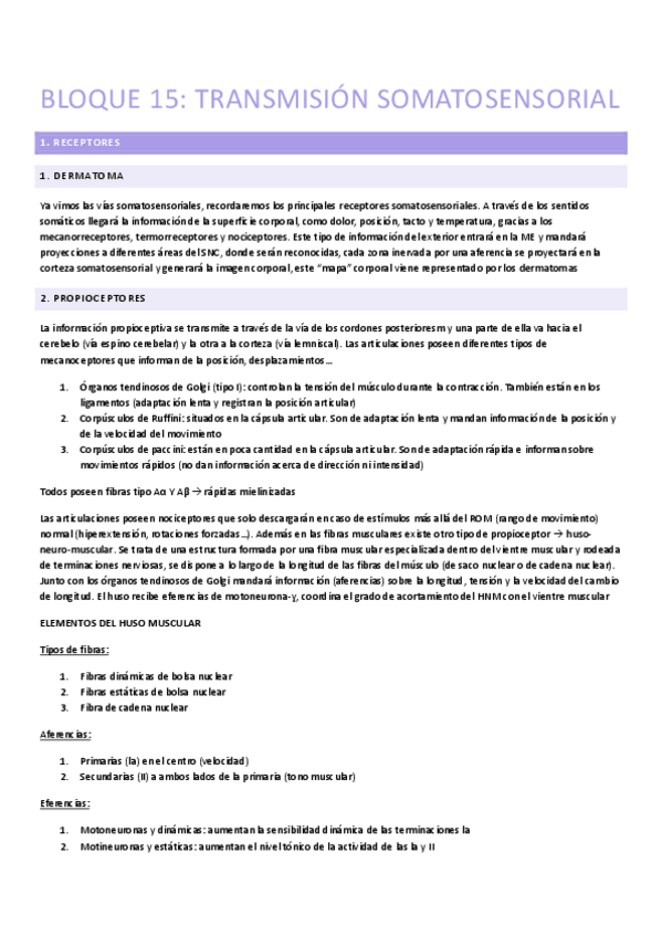 Miniatura del documento TEMA-15-TRANSMISION-SOMATOSENSORIAL.pdf