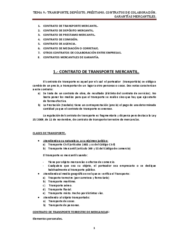 Miniatura del documento TEMA-9-TRANSPORTE-DEPOSITO-PREASTAMO.-CONTRATOS-DE-COLABORACION.-GARANTIAS-MERCANTILES..pdf