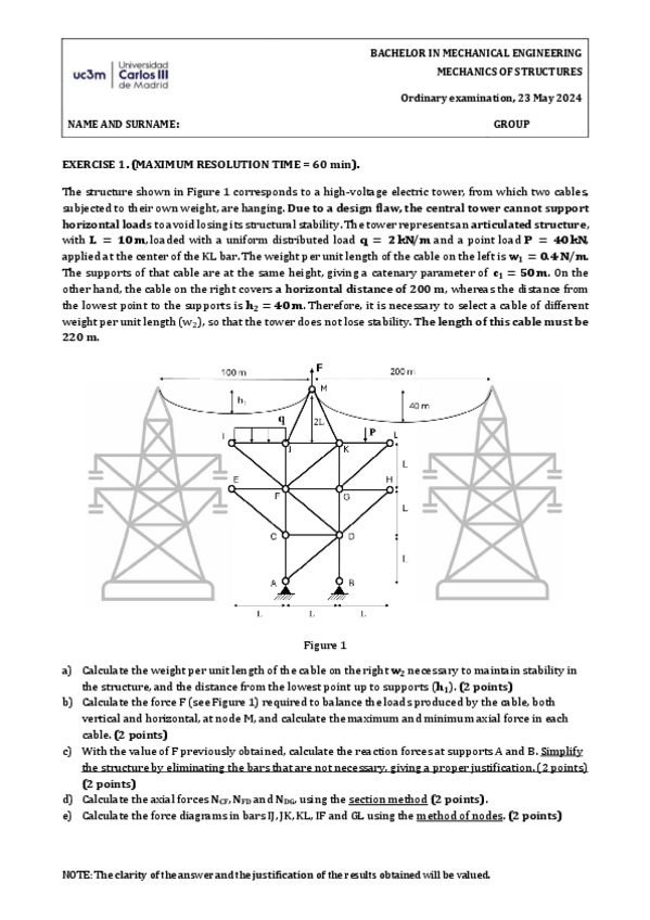Miniatura del documento MECÁNICA DE ESTRUCTURAS EXAMEN FINAL RESUELTO (24/05/2024).pdf