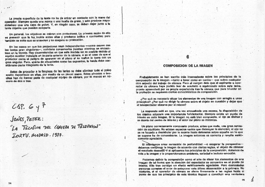 Miniatura del documento L5-Composicion-de-la-imagen-y-Tecnica-del-ecuadre-JONES-PETER-Cap-6-y-7-La-tecnica-del-camara-de-television.pdf