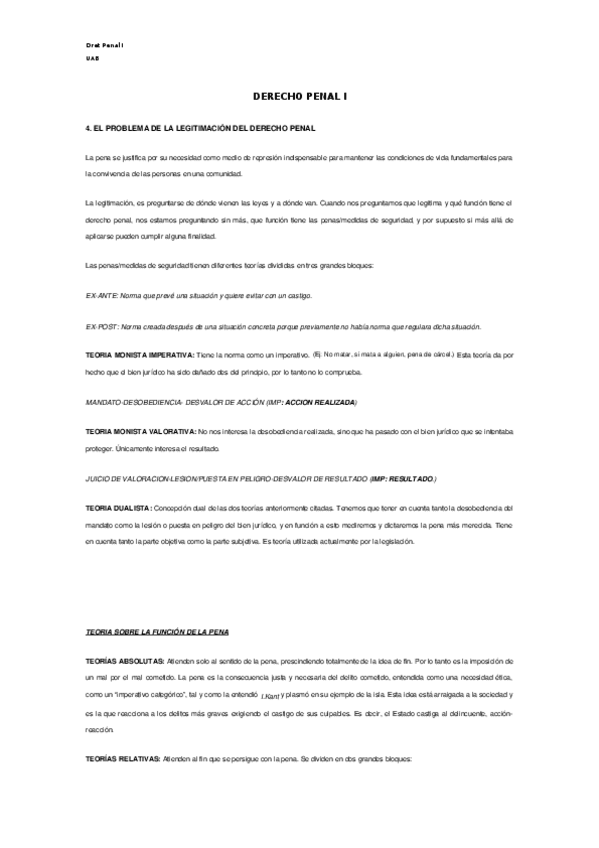 Miniatura del documento Tema 4 Dret Penal I.docx