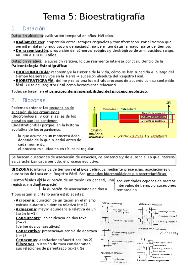 Miniatura del documento Tema 5. Bioestratigrafía.docx