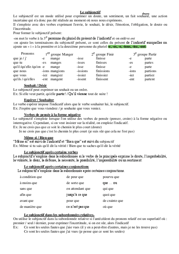 Miniatura del documento Subjonctif-copia.pdf