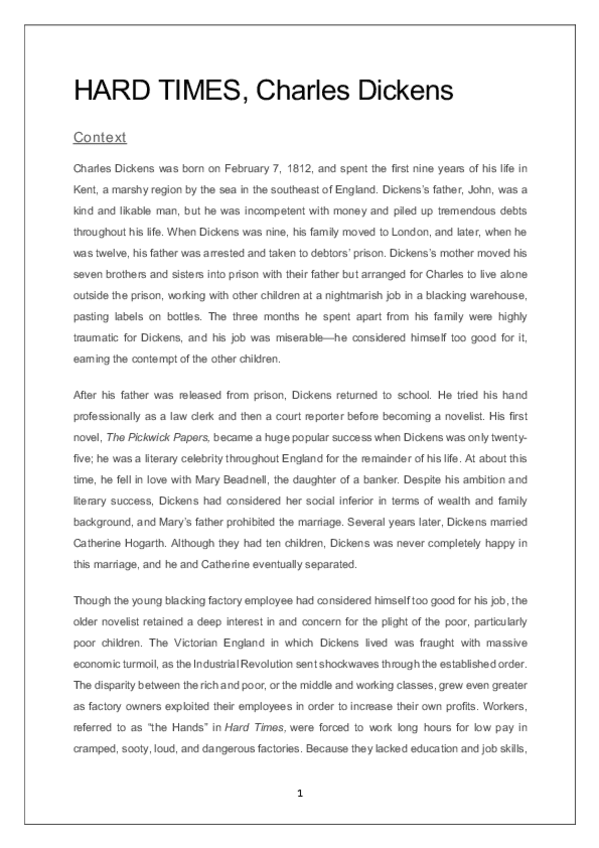 Miniatura del documento HARD TIMES STUDY NOTES.pdf