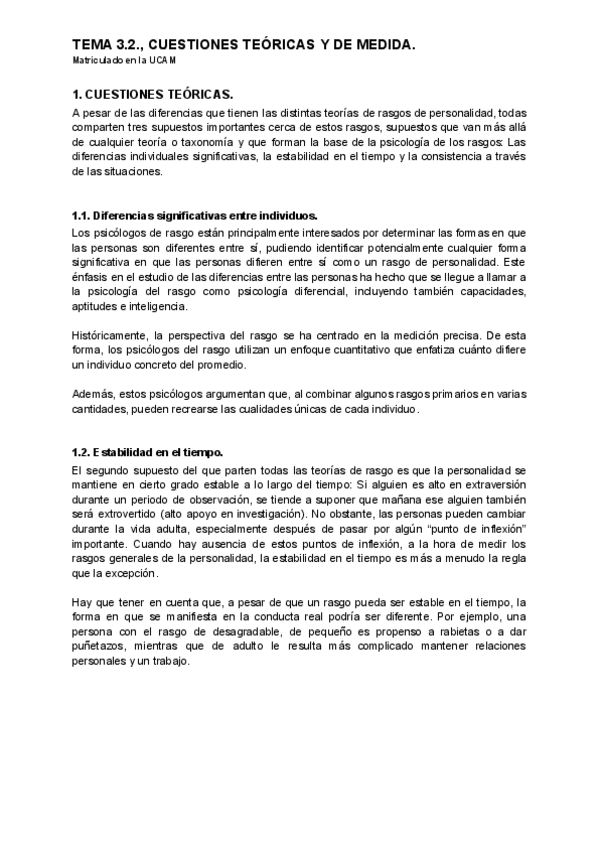 Miniatura del documento Tema 3.2., Psicología de la Personalidad.pdf
