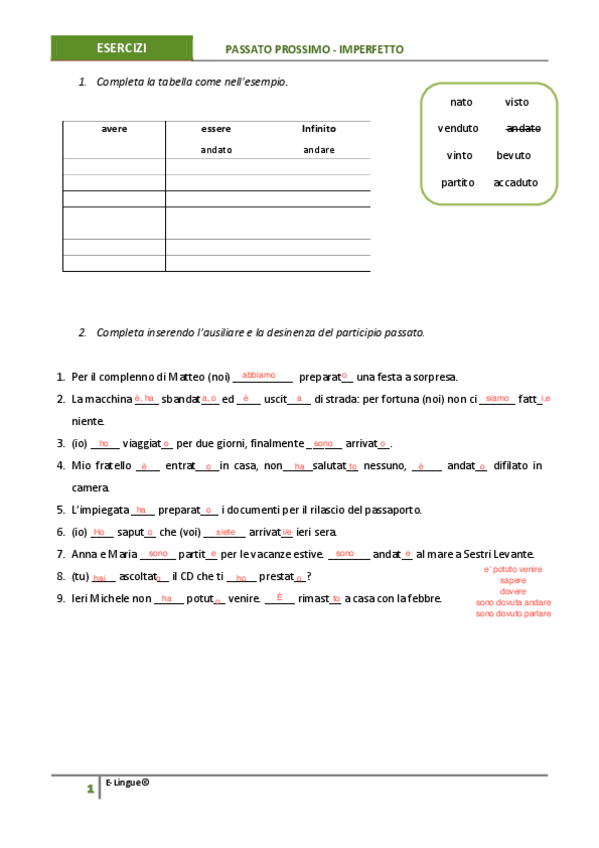 Miniatura del documento Esercizi-PASSATO-PROSSIMO-vs-IMPERFETTO.pdf