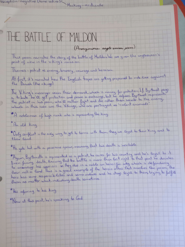 Miniatura del documento Comentario-The-Battle-of-Maldon.pdf