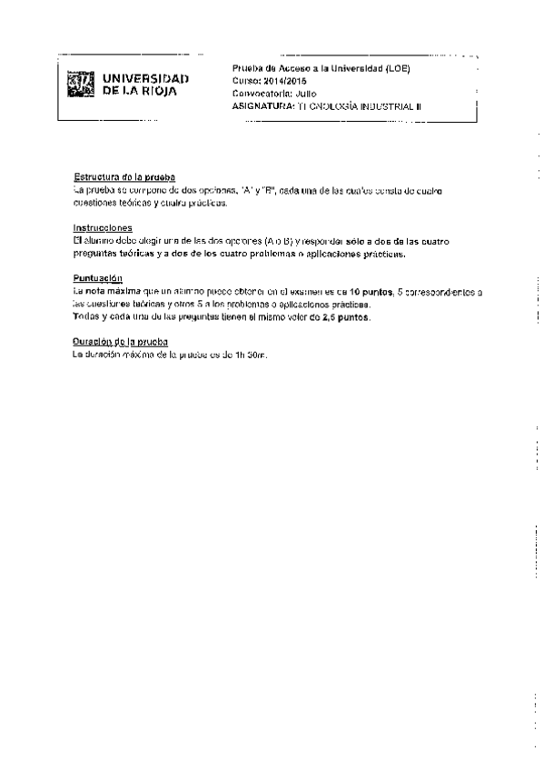 Miniatura del documento Examen-EBAU-La-Rioja-Tecnologia-industrial-Julio-2014-15.pdf