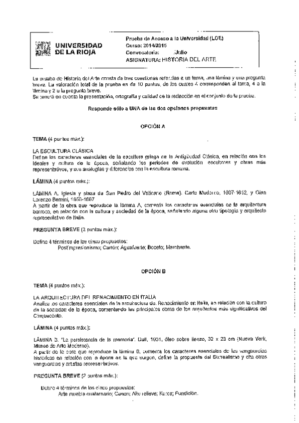 Miniatura del documento Examen-EBAU-La-Rioja-Historia-del-Arte-Julio-2014-15.pdf