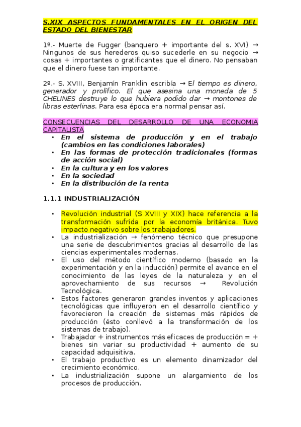 Miniatura del documento TEMA 2 EL ORIGEN DEL ESTADO DEL BIENESTAR.odt