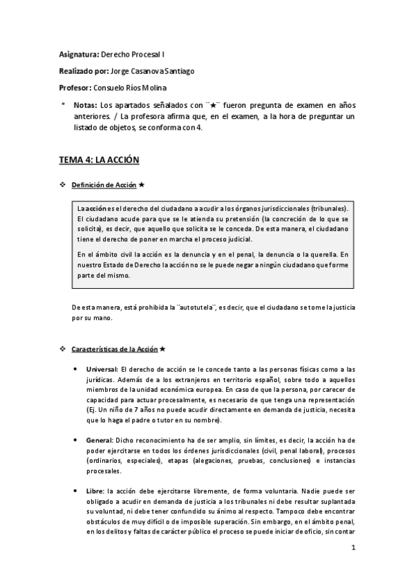Miniatura del documento Tema 4 (La Acción) - Derecho Procesal I.pdf