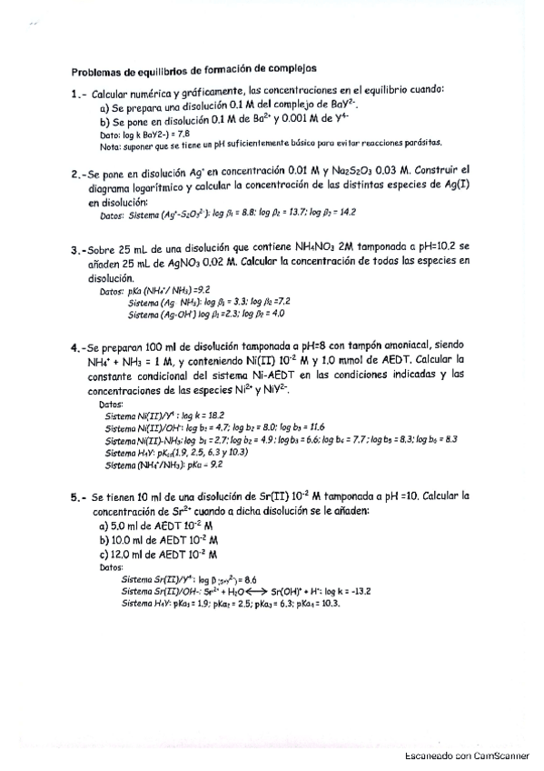 Miniatura del documento Ejercicios-formacion-de-complejos.-Analitica.pdf