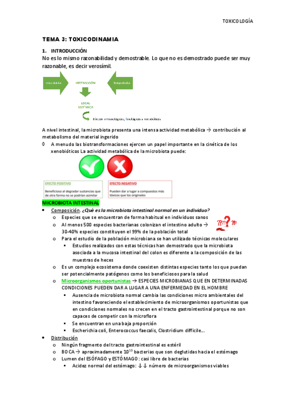 Miniatura del documento Tema-3-Toxicodinamia--Cosas-importantes.pdf