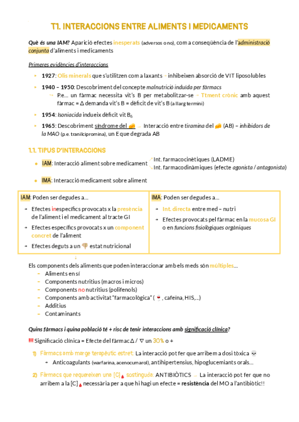 Miniatura del documento APUNTS INTERACCIÓ ALIMENT-MEDICAMENT.pdf