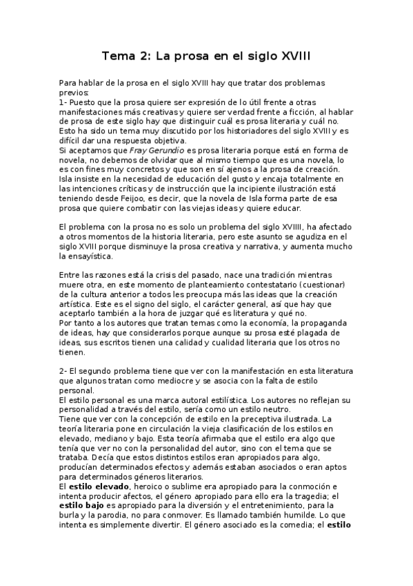 Miniatura del documento Tema 2 - La prosa en el siglo XVIII..docx