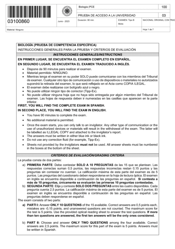Miniatura del documento Modelo-EVAU-Biologia-2023.pdf