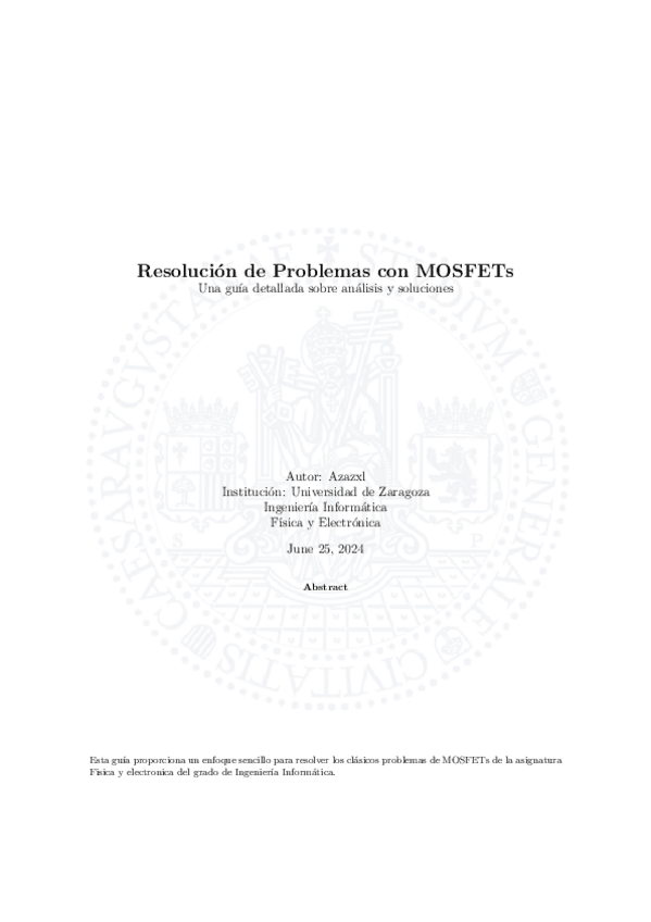 Miniatura del documento Resumen-Solucionar-MOSFETs.pdf.pdf