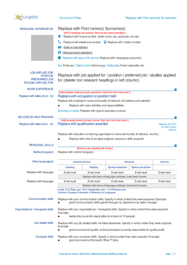 Miniatura del documento CVEuropass.doc