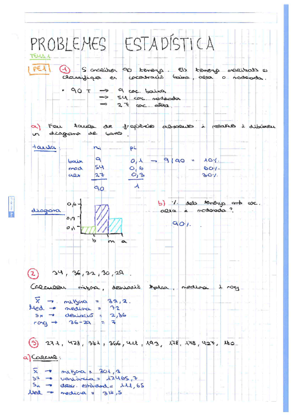Miniatura del documento Problemes-Estadistica-1r-parcial.pdf