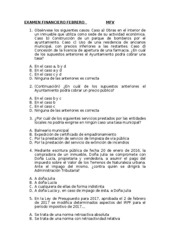 Miniatura del documento EXAMEN FINANCIERO FEBRERO.docx
