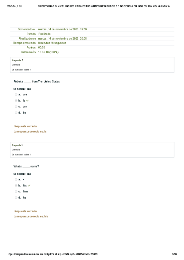 Miniatura del documento CUESTIONARIO NIVEL INGLES RESUELTO.pdf