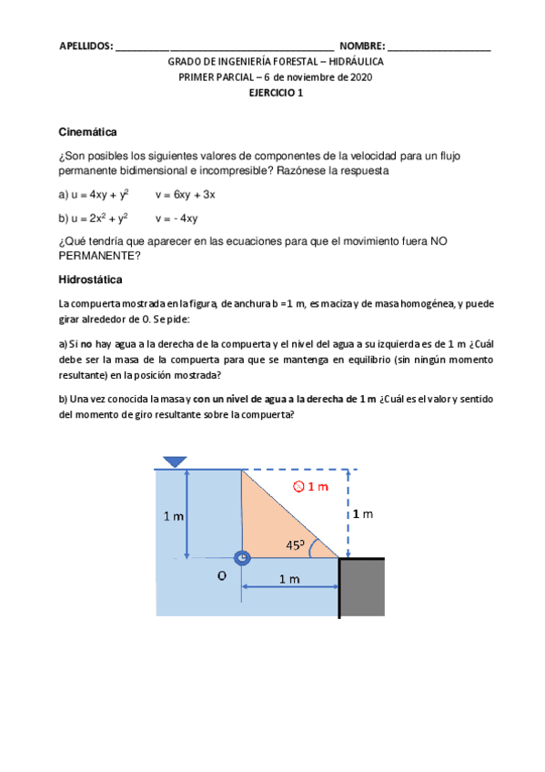 Miniatura del documento 1ER-PARCIAL-HIDRAULICA-6-11-2020-soluciones.pdf