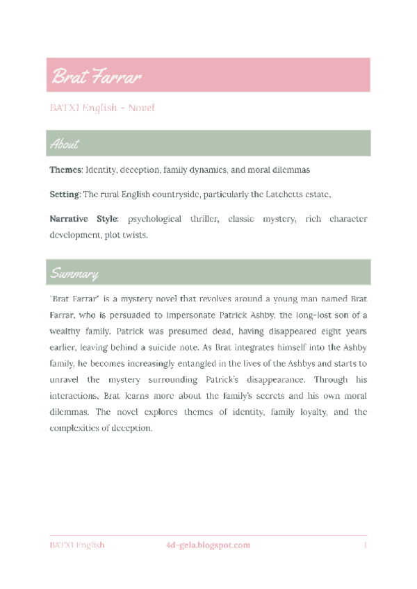 Miniatura del documento B1 ENGLISH - Novel - Brat Farrar.pdf