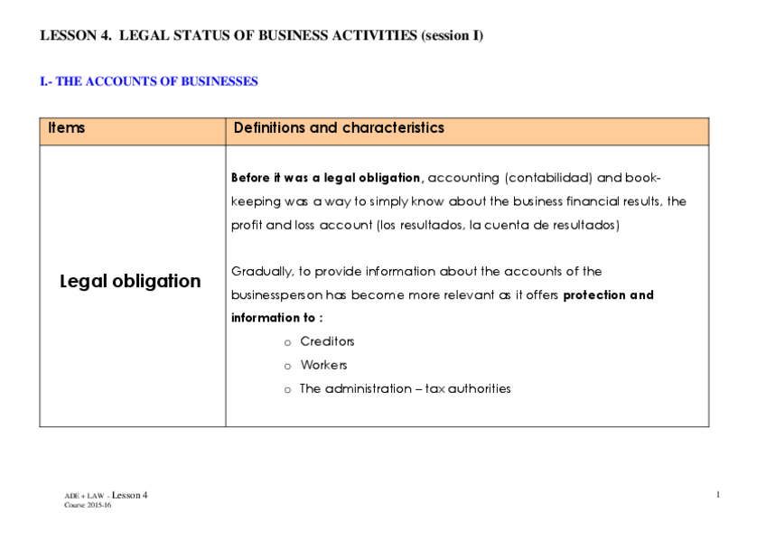 Miniatura del documento LESSON 4 - Summary and notes.pdf