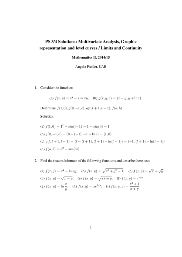 Miniatura del documento Solutions Problem Set (3-4).pdf
