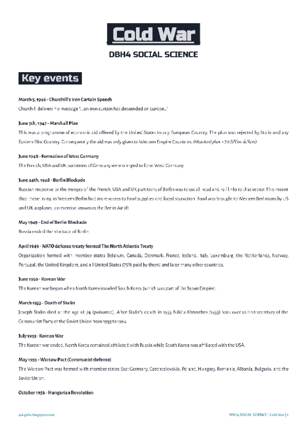 Miniatura del documento 5.1 Cold War | Key events.pdf