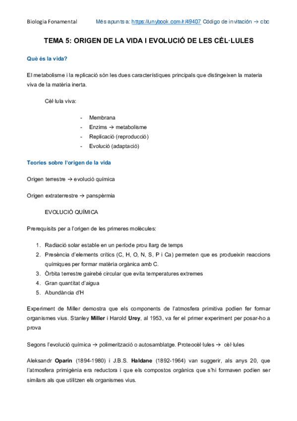 Miniatura del documento Origen de la vida i evolució de les cèl·lules.pdf
