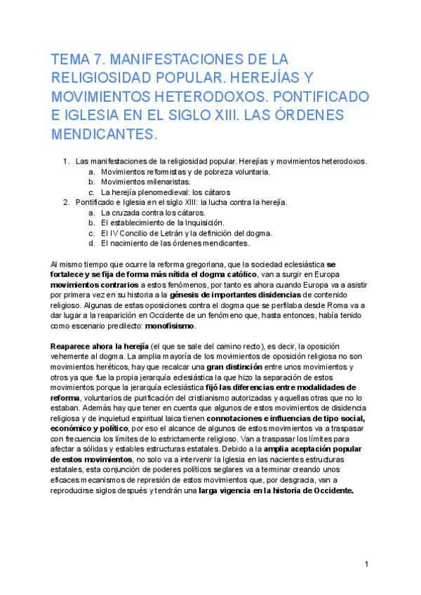 Miniatura del documento Tema-7.-Manifestaciones-de-la-religiosidad-popular.-Herejias-y-movimientos-heterodoxos.-Pontificado-e-Iglesia-en-el-siglo-XIII.-Las-ordenes-mendicantes..pdf