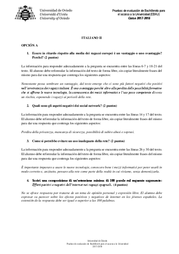 Miniatura del documento Examen-EBAU-Astuias-2a-Lengua-Extranjera-Italiano-II-resuelto-Julio-2017-18.pdf