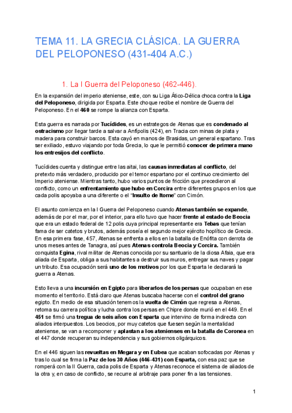 Miniatura del documento Tema-11.-La-Grecia-clasica.-La-Guerra-del-Peloponeso-431-404-a.C..pdf