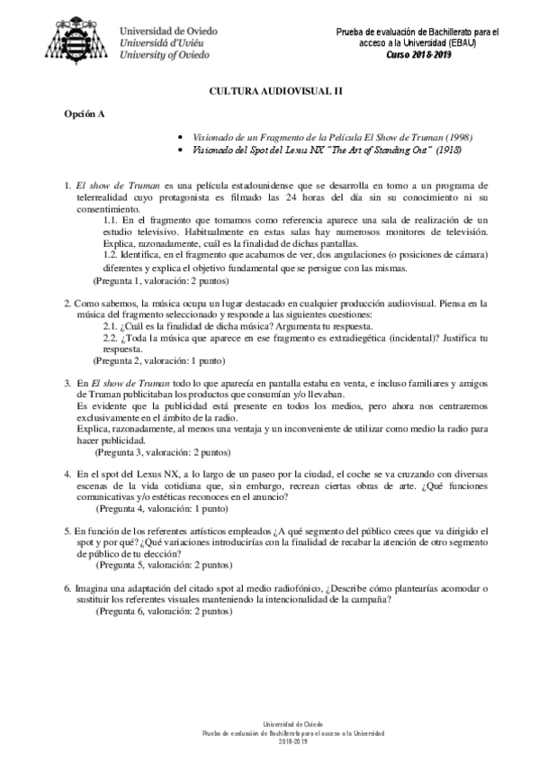 Miniatura del documento Examen-EBAU-Asturias-Cultura-audiovisual-enunciado-Junio-2018-19.pdf