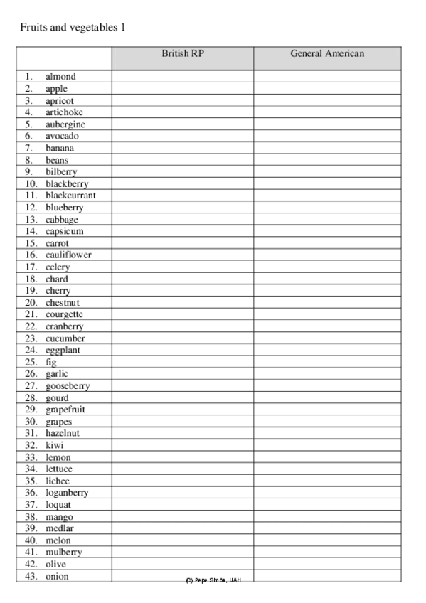 Miniatura del documento Transcription-practice-Fruits-and-vegetables-1.pdf