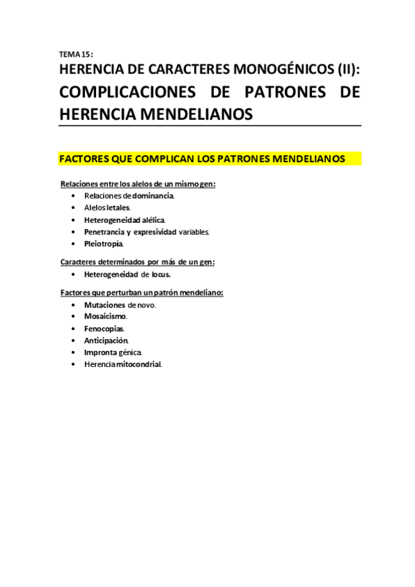 Miniatura del documento TEMA 15 - Herencia de caracteres monogenicos II.pdf