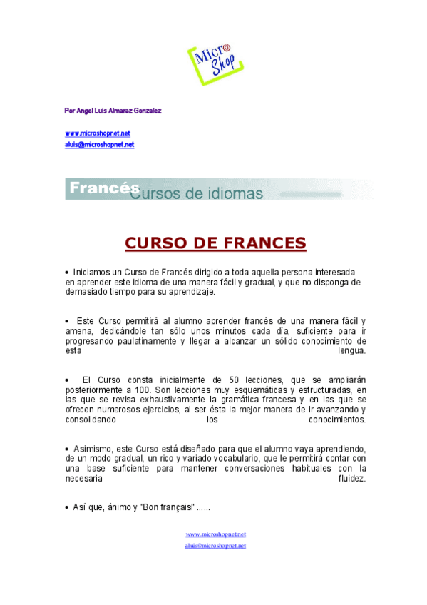 Miniatura del documento Curso de Frances en 218 paginas.pdf
