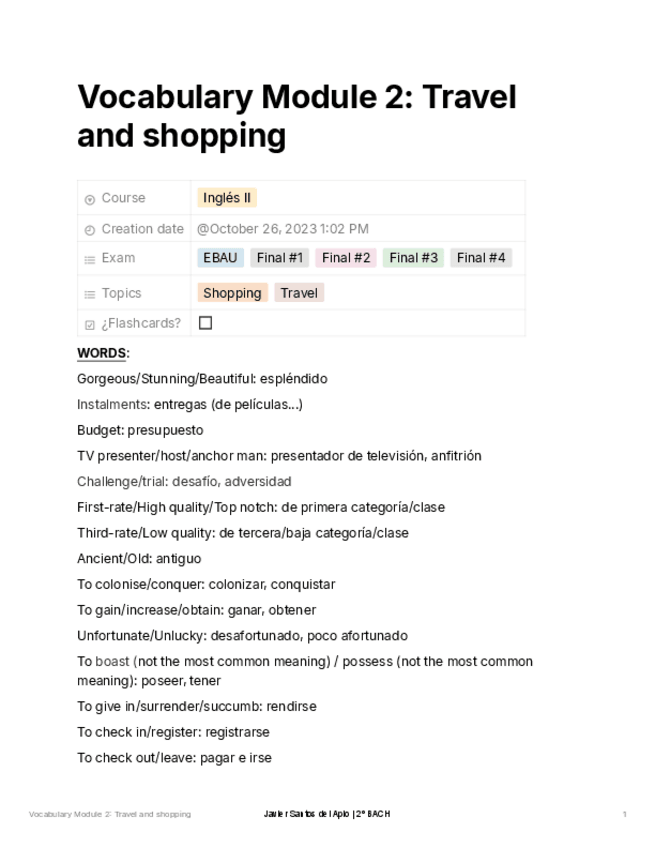 Miniatura del documento Vocabulary-Module-2-Travel-and-shopping.pdf