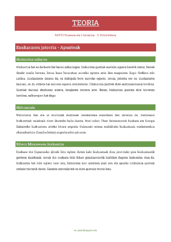 Miniatura del documento Teoria | Euskararen jatorria.pdf