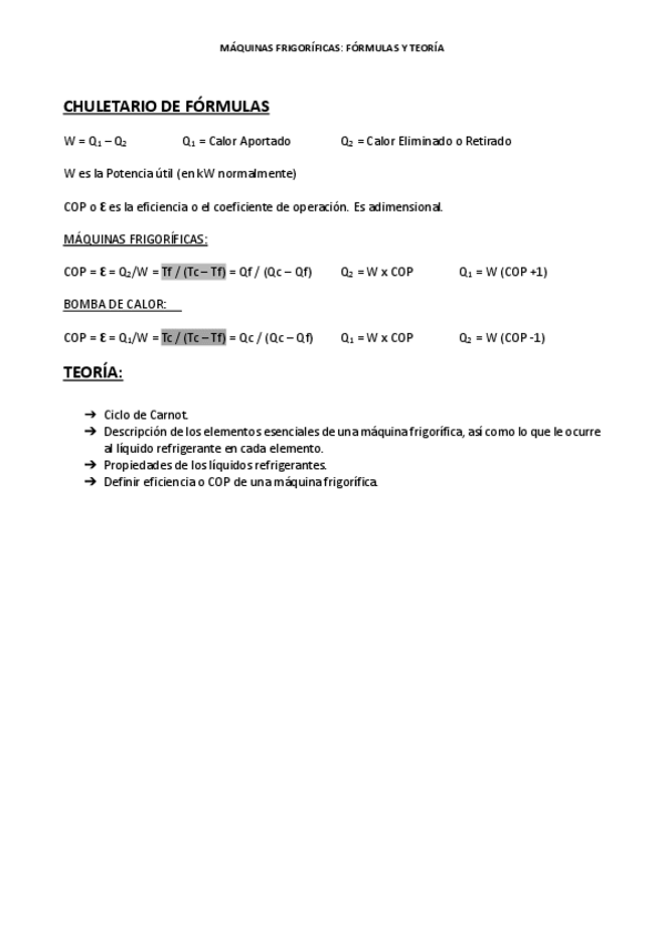 Miniatura del documento 2-Maquinas-Frigorificas-Formulas-y-Teoria.pdf