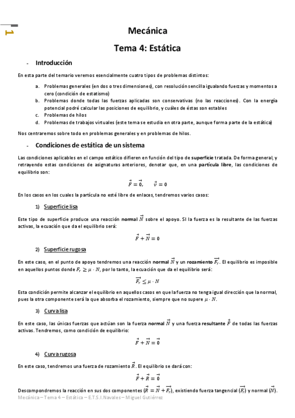 Miniatura del documento Mecánica - Tema 4 - Estática.pdf