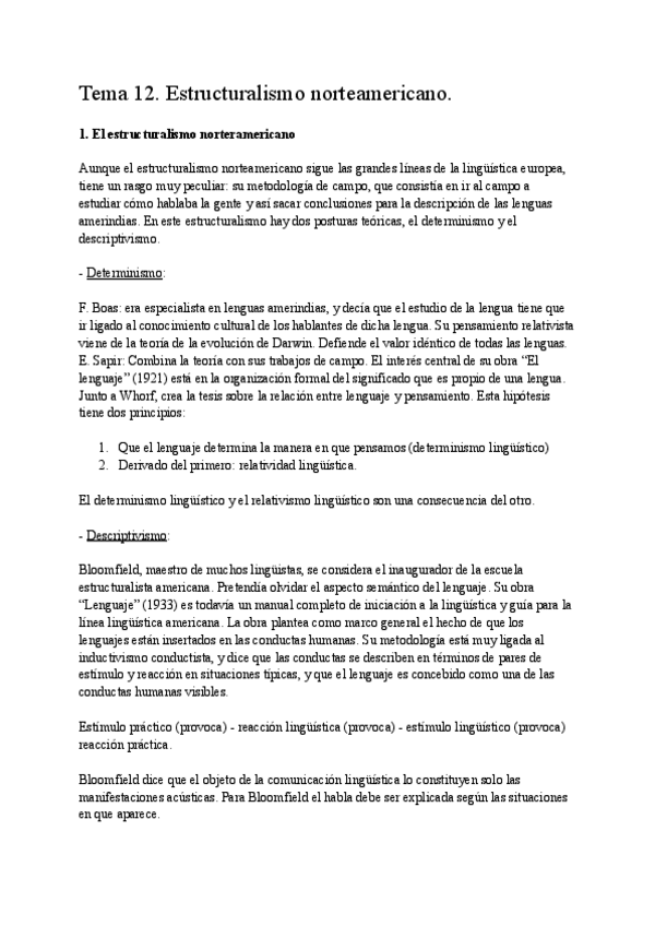 Miniatura del documento Tema-12.-Estructuralismo-norteamericano..pdf